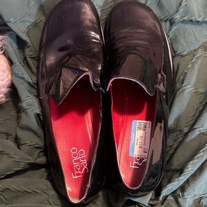 Franco Sarto Flex Glossy Shiny Women’s Loafer Shoes